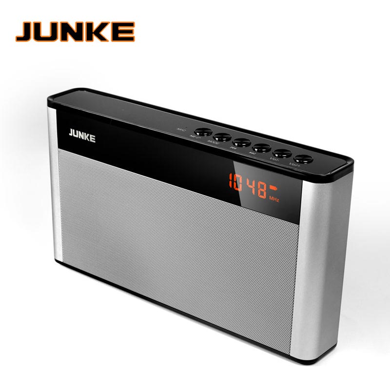 Junke Hifi Stereo Bluetooth Speaker Draagbare Draadloze Super Bass Dual Klankkast Met Mic Tf Fm Radio Aux Inout Usb tf P2 Kolom