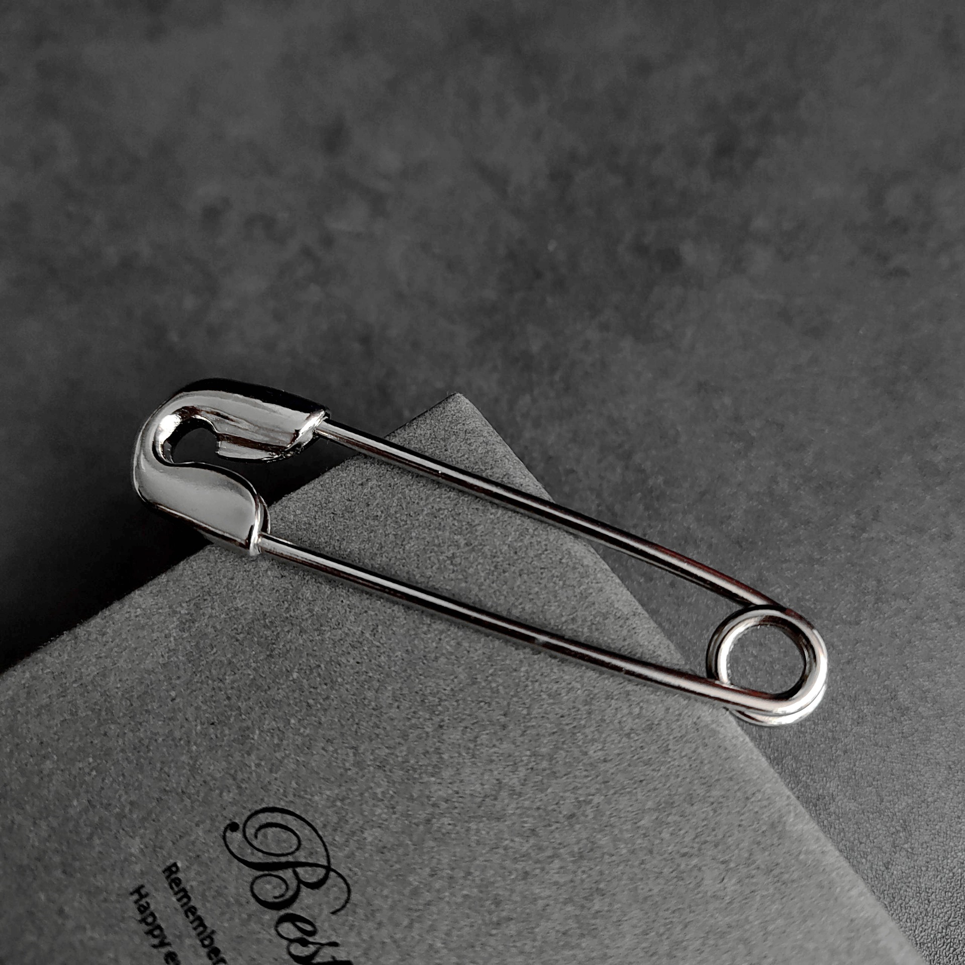 Alfileres grandes de para ropa, alfileres de seguridad de Metal liso, pantalones vaqueros, vestido, bufanda, alfileres ajustables: Oro