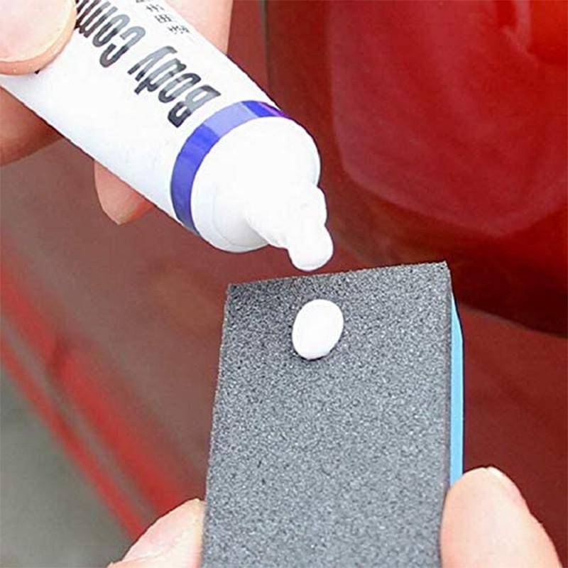 Bil riperfjerner reparasjon med bilmaling ripereparasjon svamp maling kroppsblanding lim auto clear kit