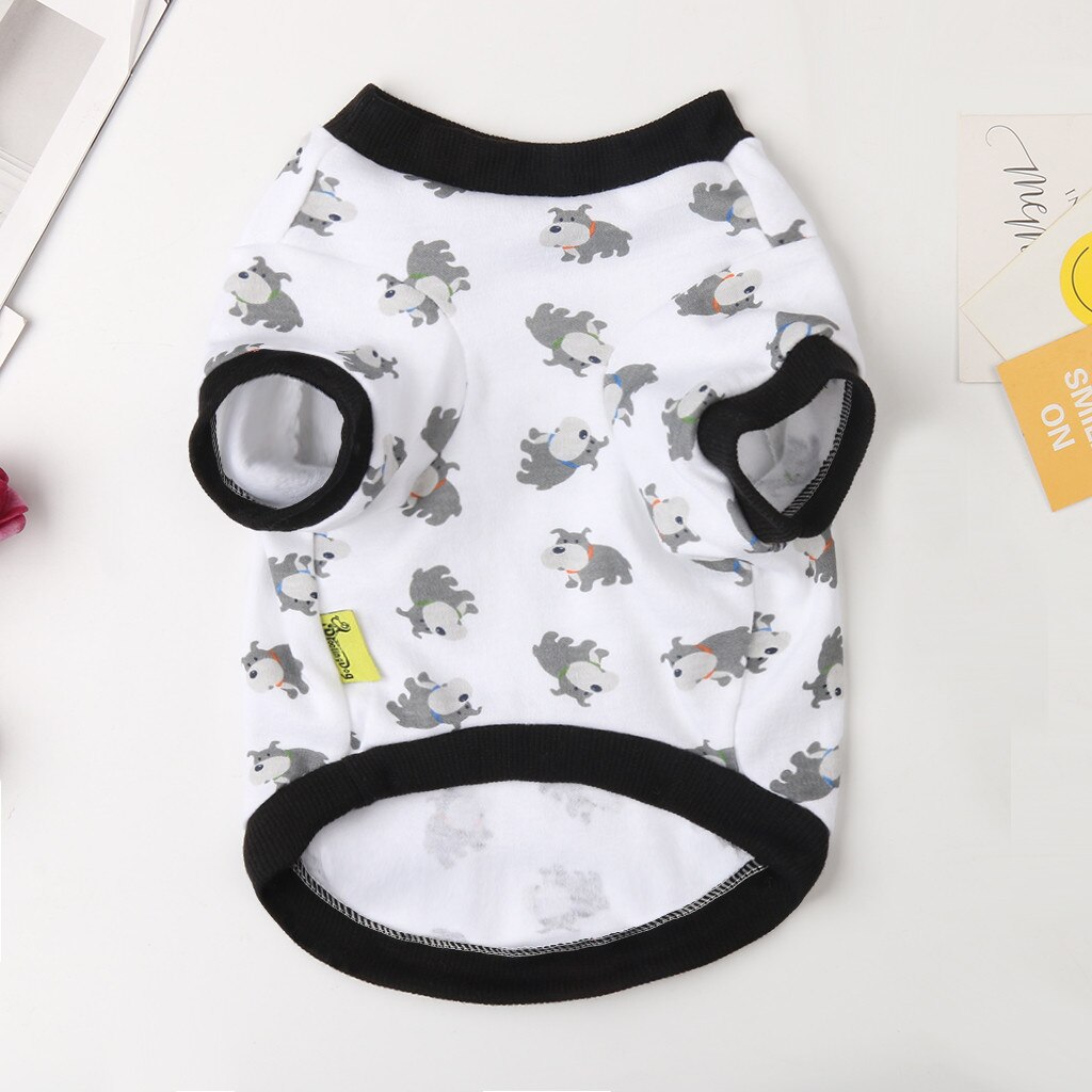 Warme Fleece Hond Kleren Leuke Schedel Gedrukt Pet Coat Puppy Honden Shirt Jasje Franse Bulldog Trui Hond Kleding #1: M