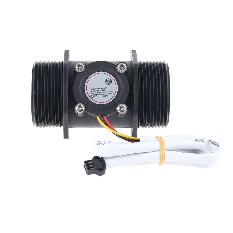 Flow Meter, G1/2 Water Flow Hall Sensor Switch Turbine Flow Meter 1-25L/min Flow Meter for Industrial Control Liquid Circulating
