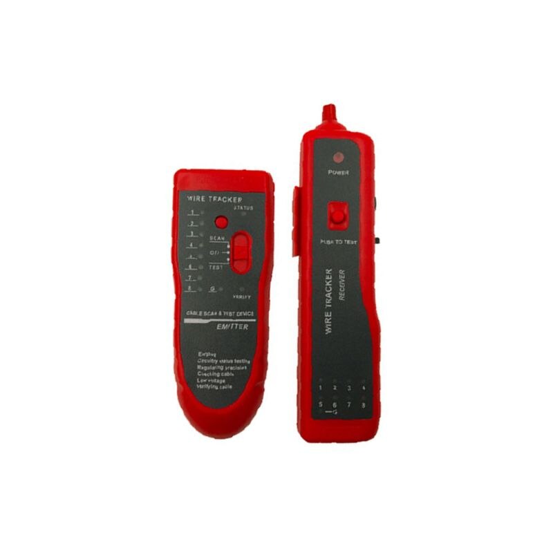 Wire Tracker Ethernet LAN RJ45 Cat5 Cat6 RJ11 Telephone Cable Tester