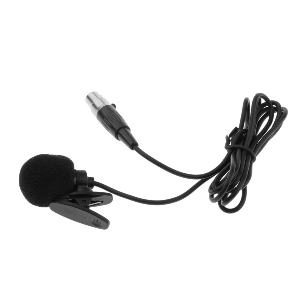 XLR Lavalier Microphone 4ft Cable, XLR High Sensitivity Metal Omnidirectional