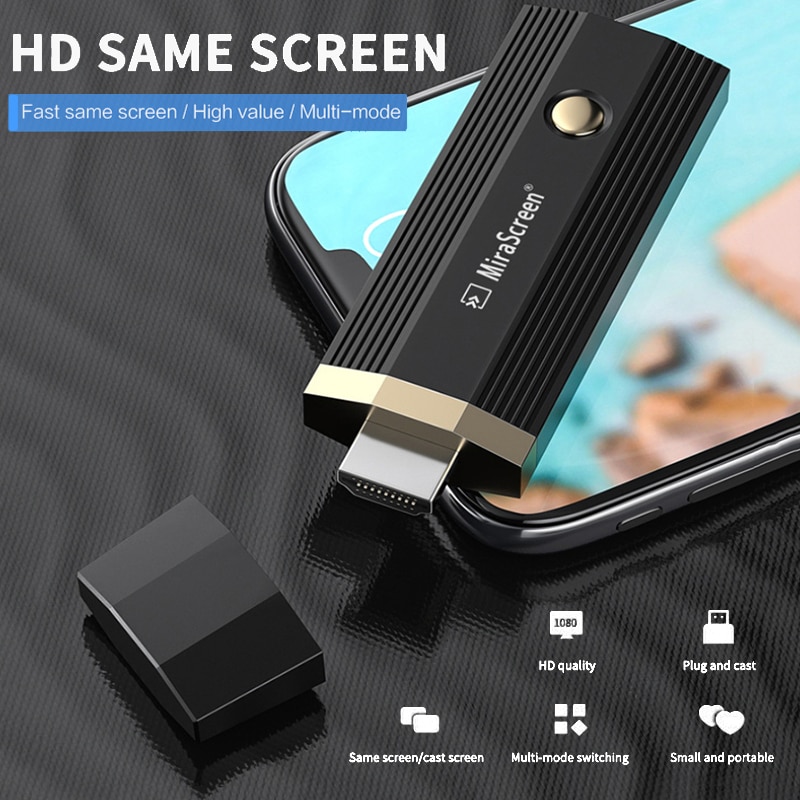 TV Dongle Adapter Wireless Adapter WIFI 1080P Wireless Display HDMI Receiver Air Play Mira Cast