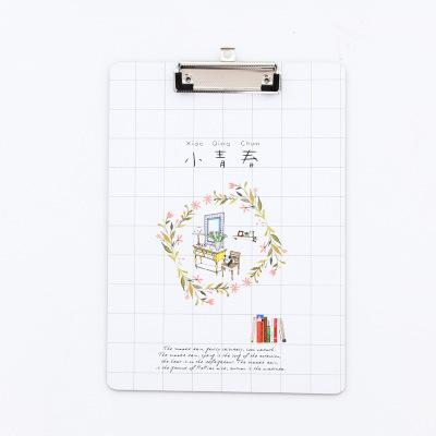 Kantoor w dier recht board clip spalk Kawaii klembord contract clip boek A4 Plastic Map: 6
