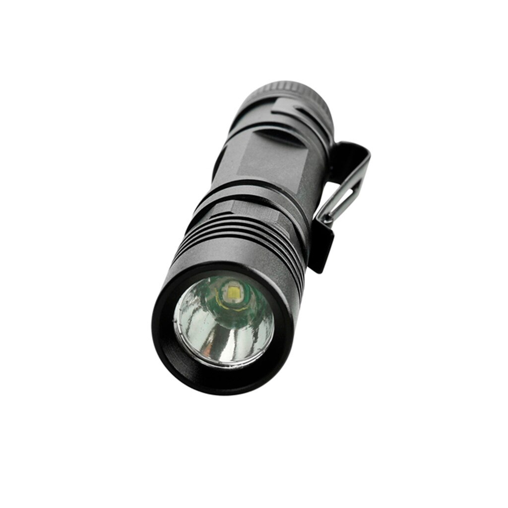 XPE LED Flashlight Clip Mini FlashLight Penlight Portable Pen Torch Lamp Adjustable Zoom Focus Torch Pocket Light For Outdoor