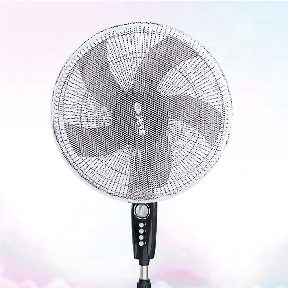 2 Pcs Familie Finger Protector Fan Cover Lichtgewicht Wasbare Stofdicht Zomer Fan Guard Cover