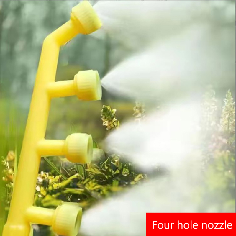 Waterirrigatie Sproeier met vier gaten Hydraulische bloementuin Sproeier met vier gaten