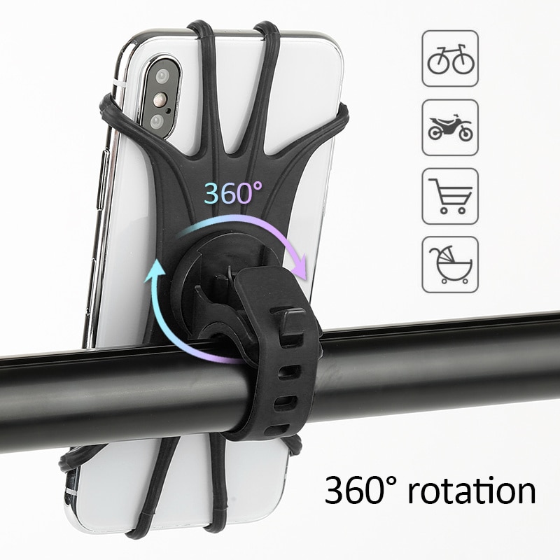 Suporte de celular para bicicleta tsbj1, suporte universal para celular e motocicleta, para iphone 11, samsung, xiaomi