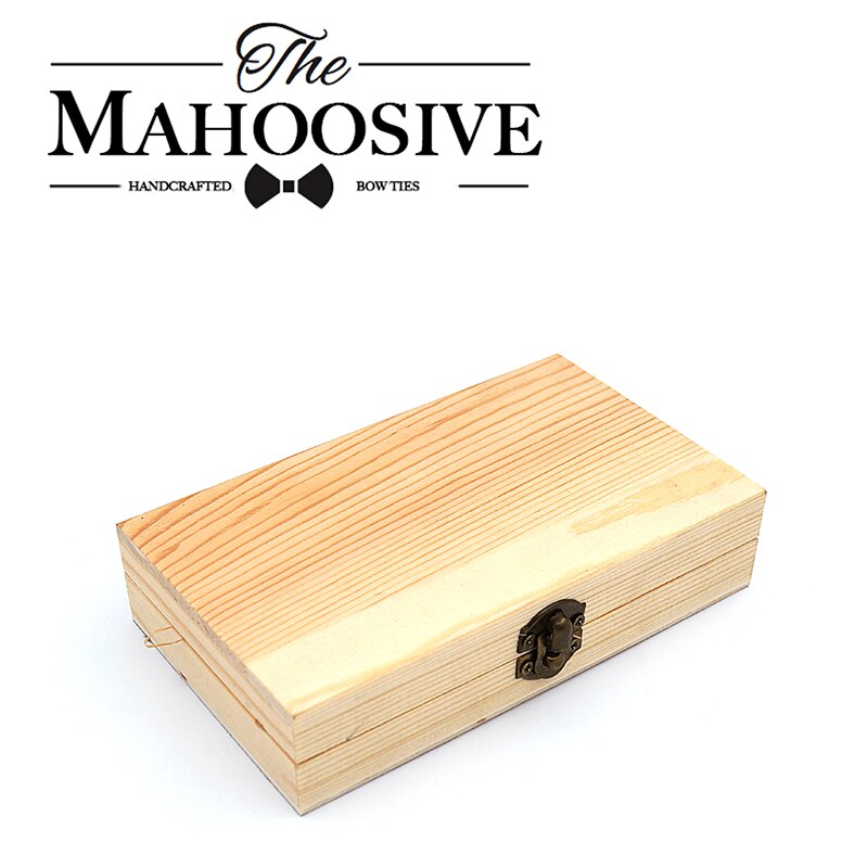 Cajas de madera para lazos, organizador de cajas de madera Natural con tapa, cerradura dorada, cajas de madera para , caja de madera