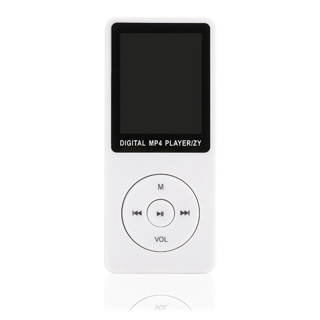 Stil bærbar 1.8 "lcd  mp3 mp4 afspiller til ipod musik video medieafspiller fm radio bærbar farverig  mp3 mp4 afspiller musik video: Hvid