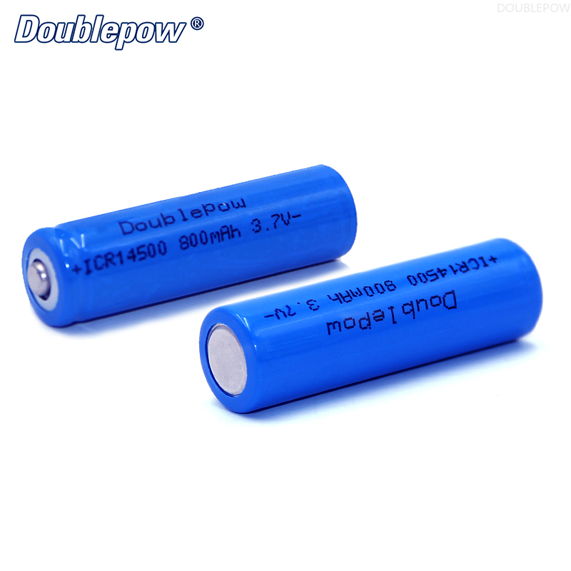14500 800mah 3.7V Lithium Ion Rechargeable Battery For LED flashlight,