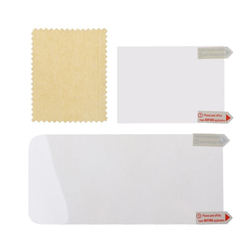 2in1 parte inferior superior hd ultra claro película protetora superfície guarda capa para nintendo novo 2ds xl 2ds ll protetor de tela lcd pele