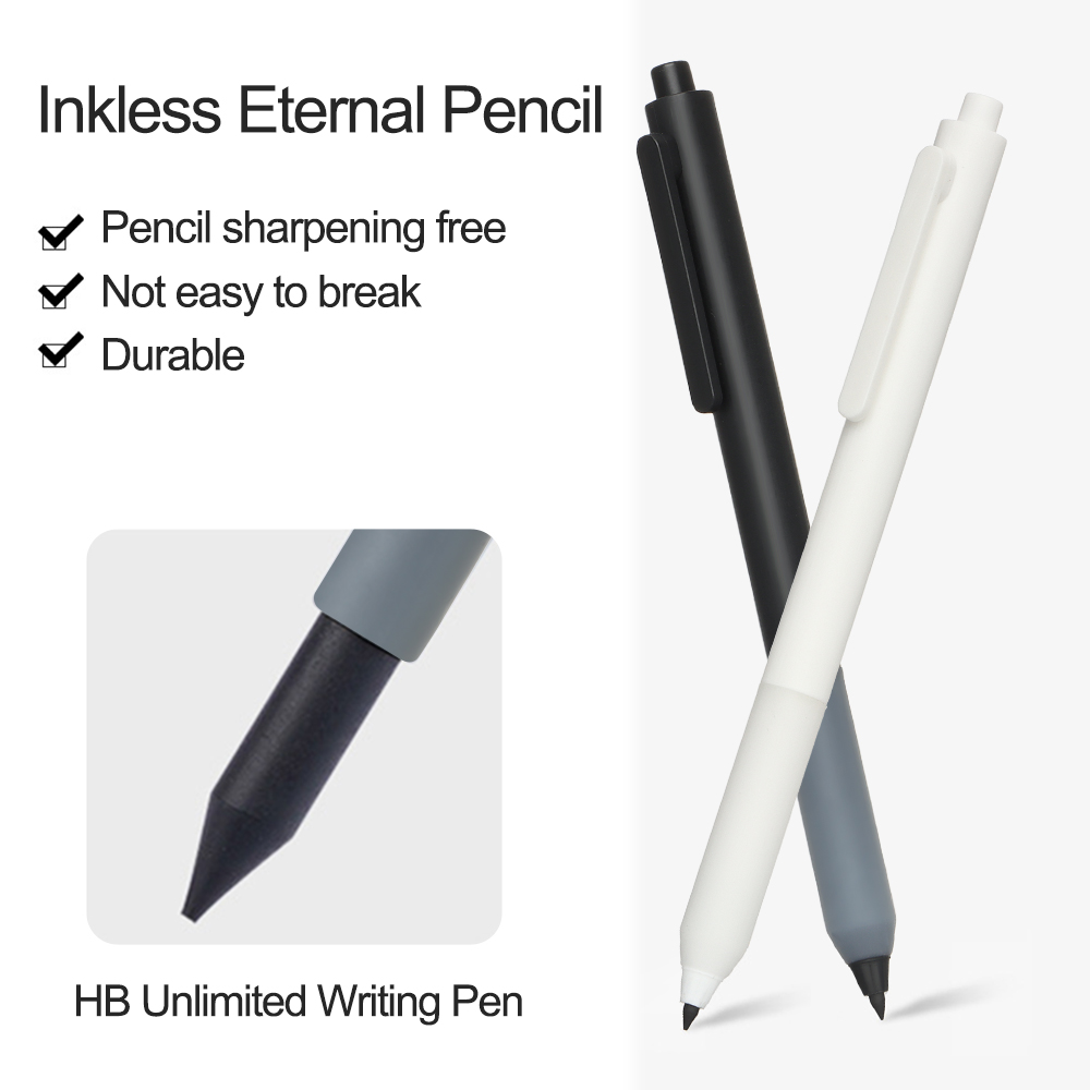 Creativity HB Unlimited Writing Pen Inkless Eternal Pencil Sketch Painting Tool Environmental Friendly Durable Office Supplies