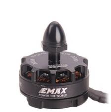 Emax børsteløs motor 2204 mt2204 ii kv2300 cw ccw mini multicopter 250 330 quadcopter drone motor: Sort møtrik