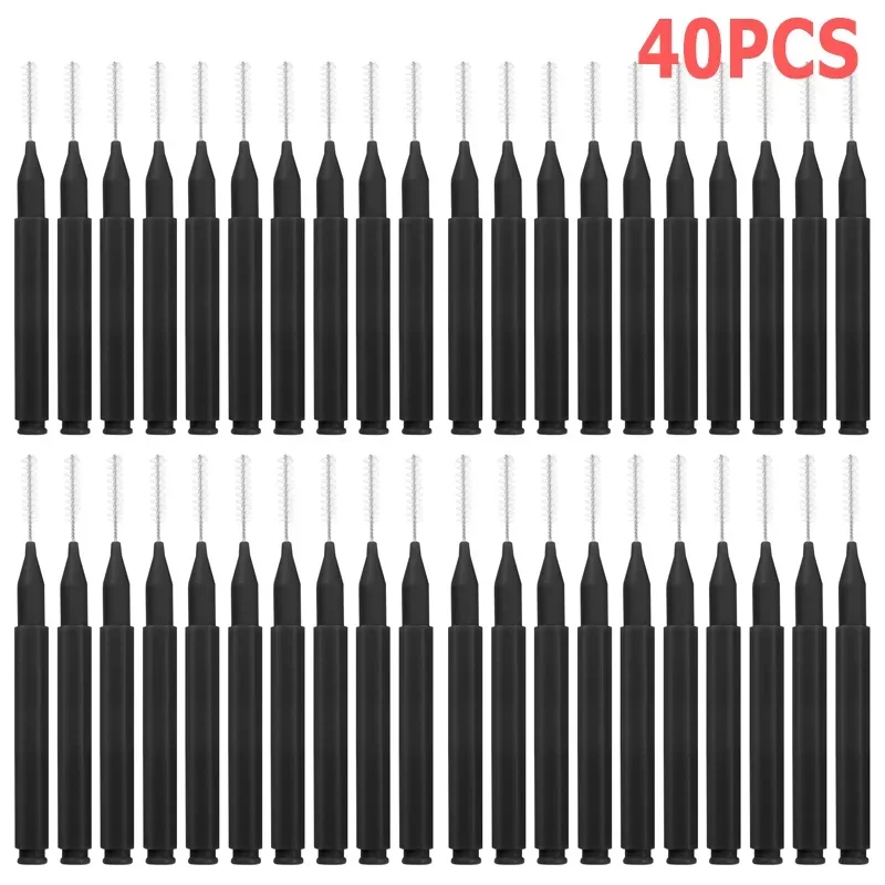 50PCS Mini Eyebrow Brush Portable Brow Perm Brushes Disposable Bendable Micro Eyelash Brow Lifting Brushes Applicators Tools: MULTI