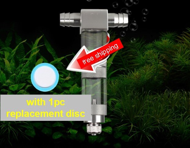 Aquarium CO2 ATOMIZER SYSTEM Diffuser for plants tank with Bubble Counter Diffusor: with 1pc disc / for 12mm ID hose