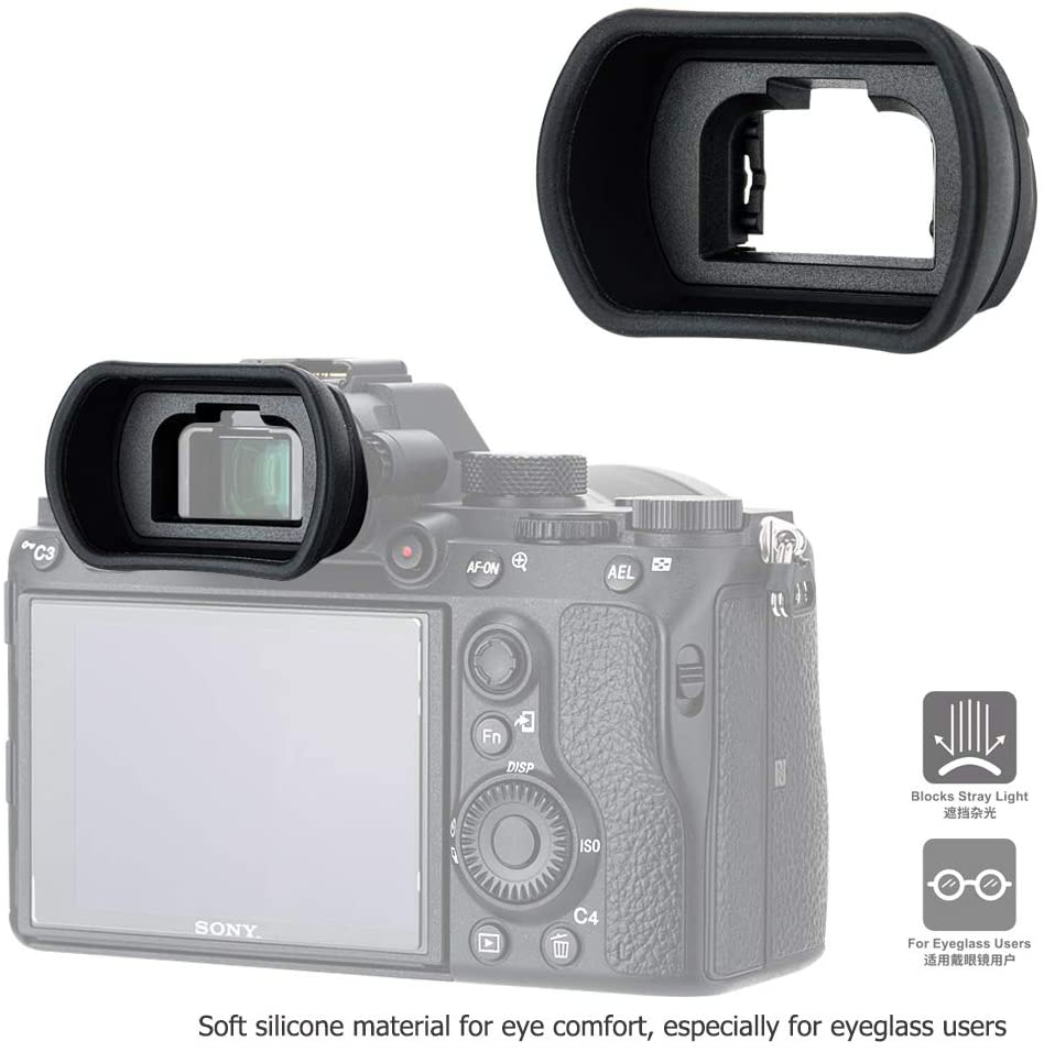 Camera Eyecup Viewfinder Eyepiece for Sony A9 A7 III II A7S A7R IV A7II A7III A7RIV A7RII A7SII a58 a99 II Replaces FDA-EP18