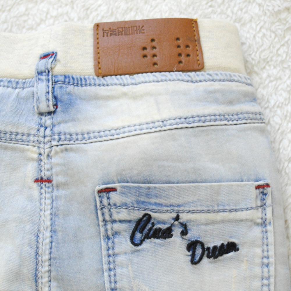 Denim stof denim stof effen kleur katoenen broek shirt kleding schort DIY dikke stretch stof duurzame