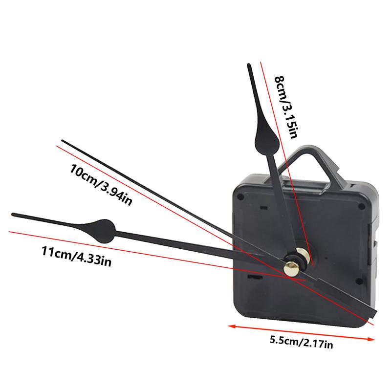 Bateria relógio de movimento máquina alto torque relógio de parede parte relógio preciso funciona relógio de parede substituição bateria mecanismo relógio