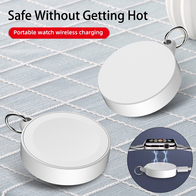 Portable Wireless Charger for Apple Watch charger series 6 SE 5 4 3 2 44mm 40mm IWatch 42mm 38mm Usb Magnetic Keychain Charging