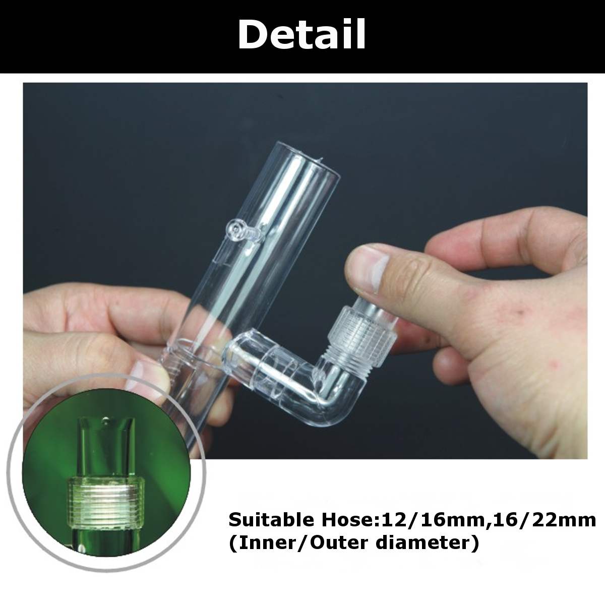 Skimmer de proteína para tanque de peces, superficie del acuario acrílica, filtro de aceite, planta de agua, cabeza flotante, de hélice silencioso