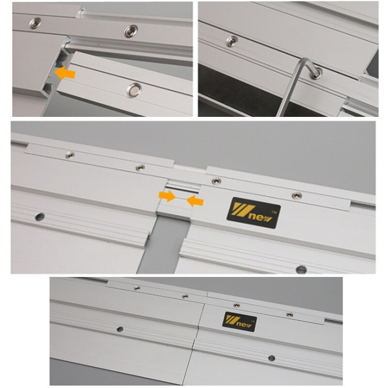 1.4M Circular Saw Guide Rail Set Track Saws Aluminum Guided Rails 2 Clamps Tracksaw Tools