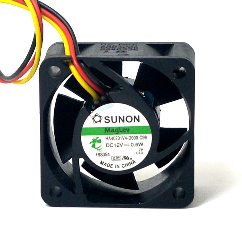 Ventilador Sunon Maglev HA40201V4-D000-C99 DC12V 0,6 w 4020 40 40*40*20MM F fuente de alimentación del inversor del servidor ventiladores de refrigeración axiales 3 pines