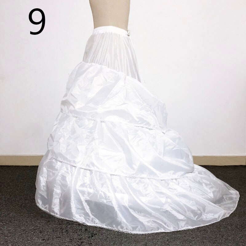 JIERUIZE Wedding Petticoat Crinoline Slip Underskirt Short Dress Cosplay Petticoat: NO.9