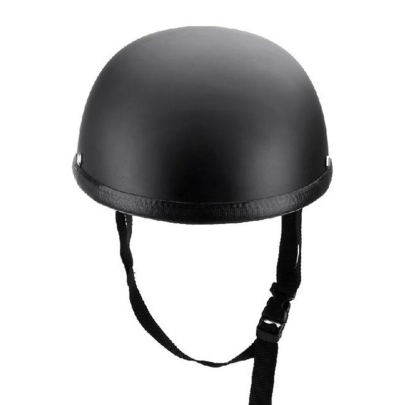 Skull cap motorcykel hjelm vintage halv ansigt hjelm retro tysk stil chopper cruiser