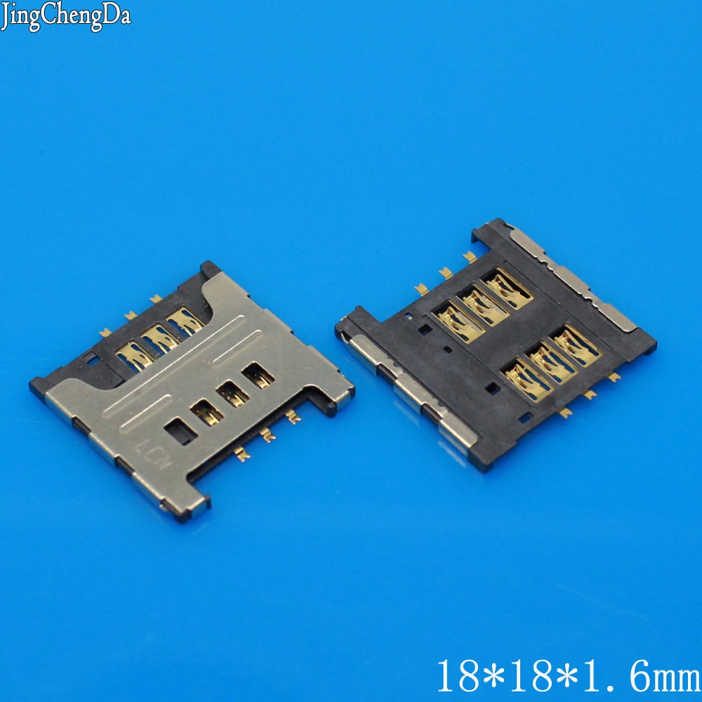 JCD Sim kaartlezer tray slot adapters voor Samsung I9000 I9220 N7000 S5690 W689 S5360 S5570 sim-kaart socket module