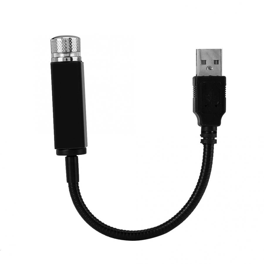 Roadway Safety Traffice Light Mini USB LED Lamp for Car Auto Atmosphere Projector Ceiling Star Red Light Lamp: Default Title