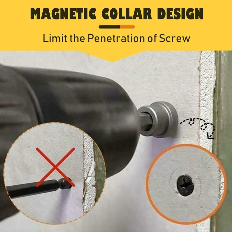 Drilling Bits Plasterboard Screws Locating Batch Head Locating Batch Head Screwdriver Bits PH2 Drywall Dimpler Bits Tools