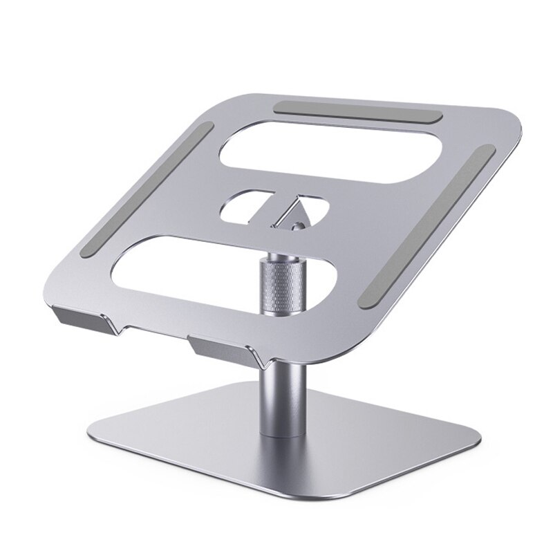 Cooling Laptop Riser Stand Free Lifting Tilt Angle Adjustable Angle Aluminum Ergonomic Computer Notebook Tablet Holder: Z45 Silver