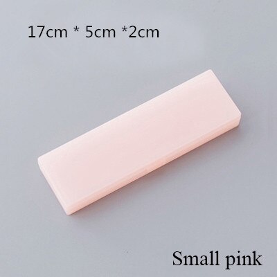 Leuke Kawaii Eenvoudige Transparante Etui Potlood Doos Plastic Opbergdoos Leren Briefpapier Kantoorbenodigdheden: 5