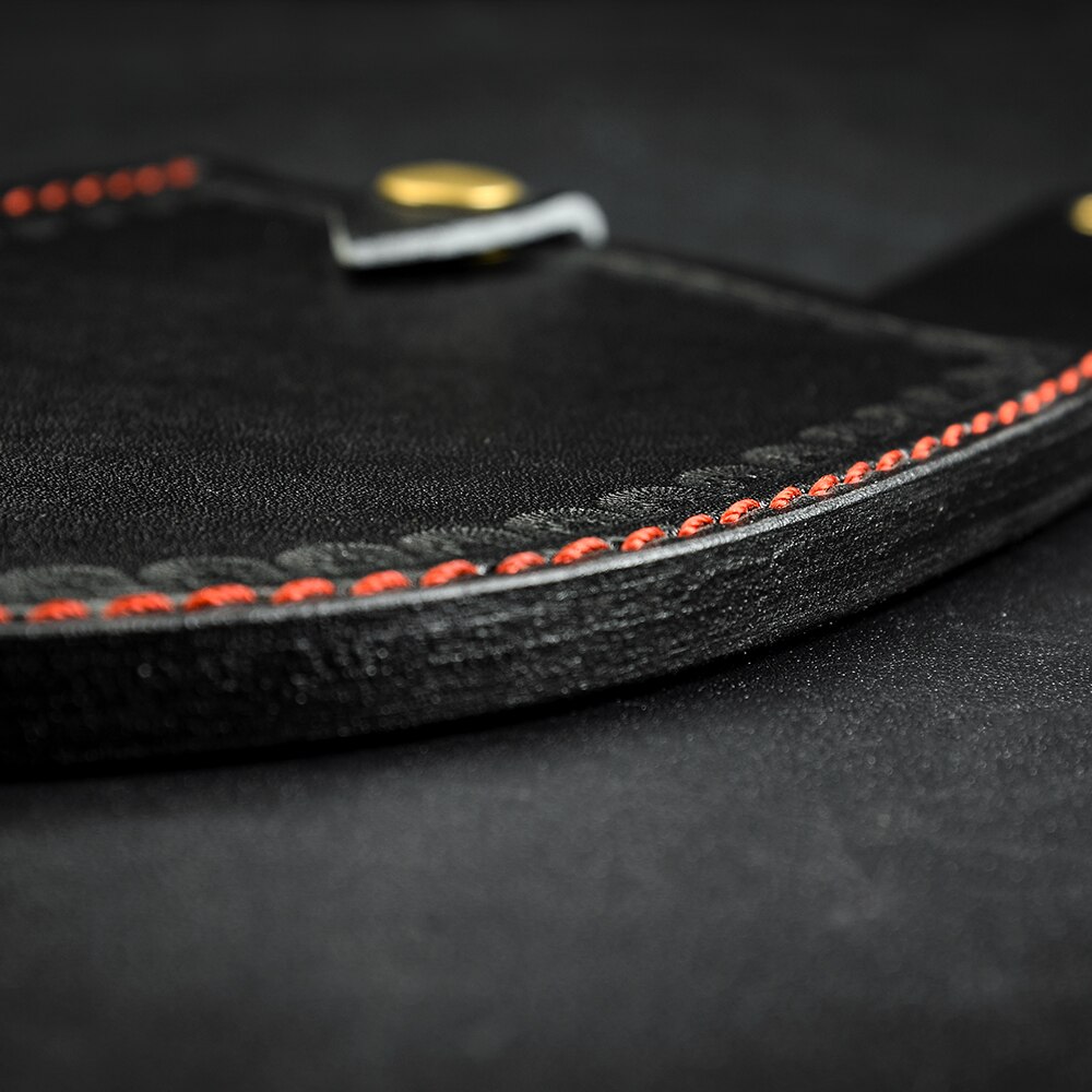 1pc Butcher Knife Sheath Leather Case 7" 7.5 Inch Knives Cover For Butcher Knives Chopping Cleaver Blade Protective Leather Case