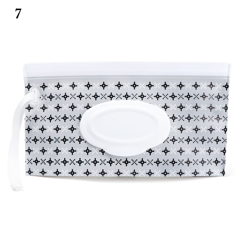 New EVA Baby Wet salviette custodia porta salviette uso riutilizzabile borsa per salviettine umidificate Flip Cover scatola per fazzoletti passeggino per esterni accessori: Style 1-7