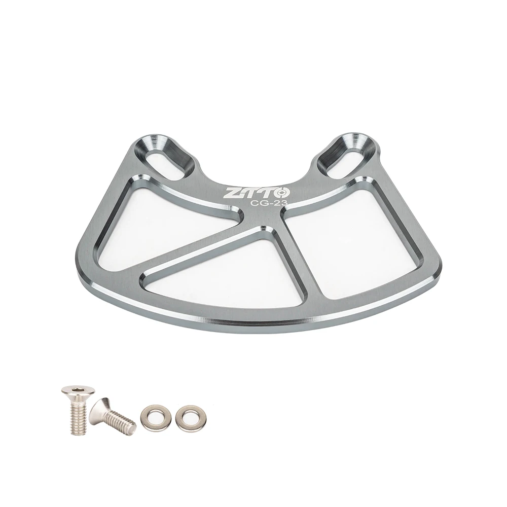 ZTTO MTB Bike ISCG05 Metal Chainring Guard Bicycle Crank Chain Ring Protector Crankset Bash Plate XC AM Single Ring Impact: black