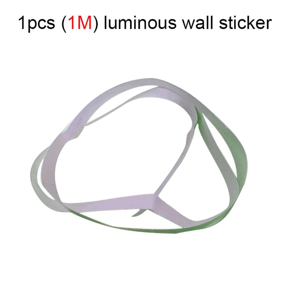 Decoration Luminous Wall Sticker Exit Passageway Warning Fluorescent Stripe Sticker Home Decoration 1M Luminous Toy