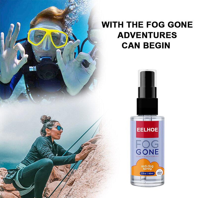 Glass Coating Spray Anti-Fog Spray Prevents Fogging of Glass or Plastic Window Mirrors Eyeglasses Lenses DRSA889