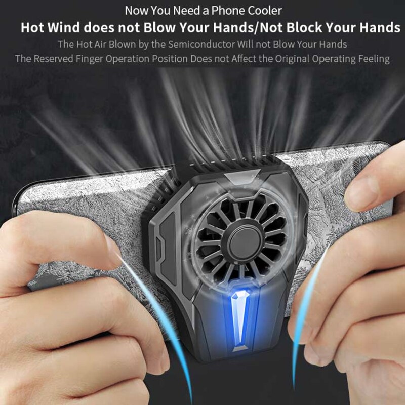 95AF MEMO Telefon Kühler Kühler Gaming Semiconductor Kühlkörper Handy Lüfter Kalten Wind Griff Fan DL01 USB Lade