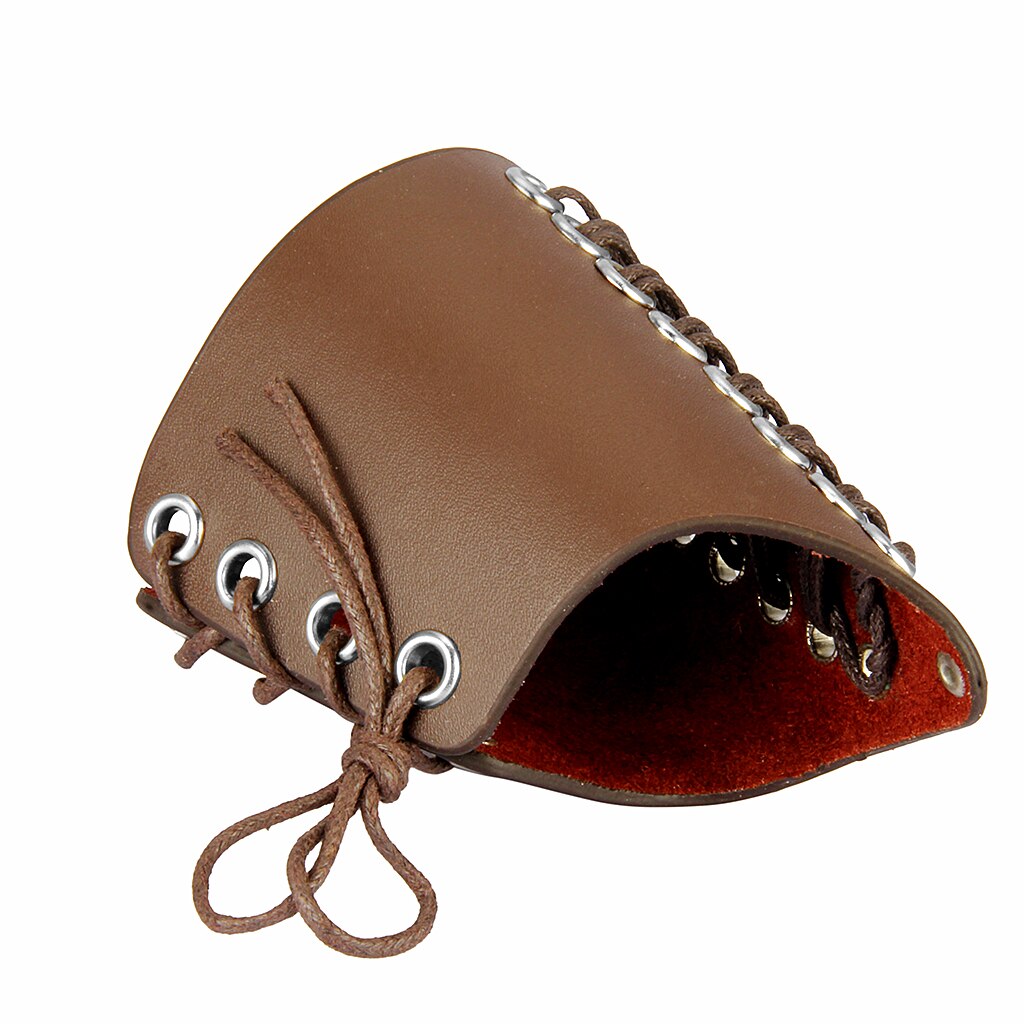 Faux Leder Arm Wachen Mittelalterlichen Ritter Armschienen Eine Größe Schnürsenkel Einstellbar mittelalterlich Punk Radfahrer Armbinde