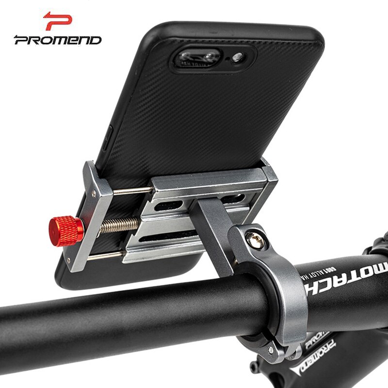Promend 360 Graden Rotatie Fiets Telefoon Houder Aluminium Mountainbike Telefoon Houder Fietsen Telefoon Mount