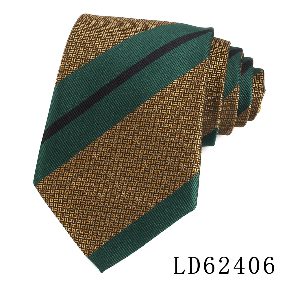 Classic Stripe Ties For Men Women Brown Color Neck Tie For Party Business Paisley Suit Neckties Wedding Neck Tie For Groom: GRAY