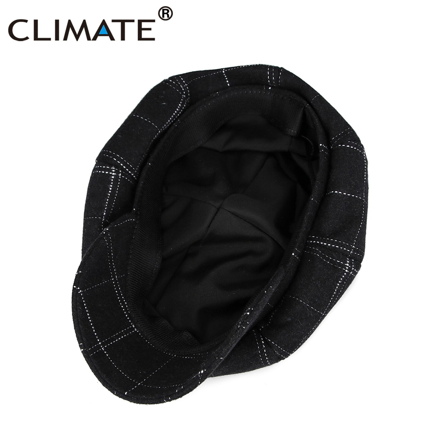 Klimat kvinnor åttakantig mössa keps vår tidningspojke baskerkeps kvinna rutig keps rutor yllehatt keps för tjejer kvinnor dam