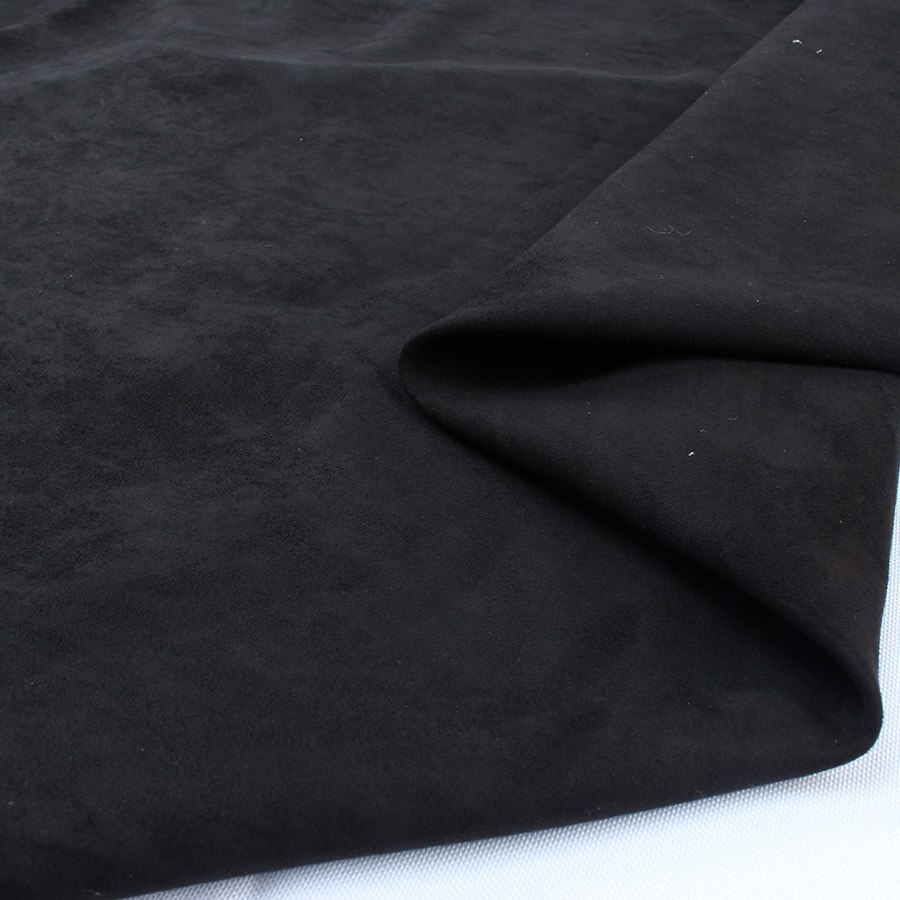 Jednolity kolor Faux zamsz Cienka tkanina satynowa podkładka robić odzieży Odzież Mikro zamsz Materiał Torby Buty sofa Pokrowiec Poduszka: Brązowy