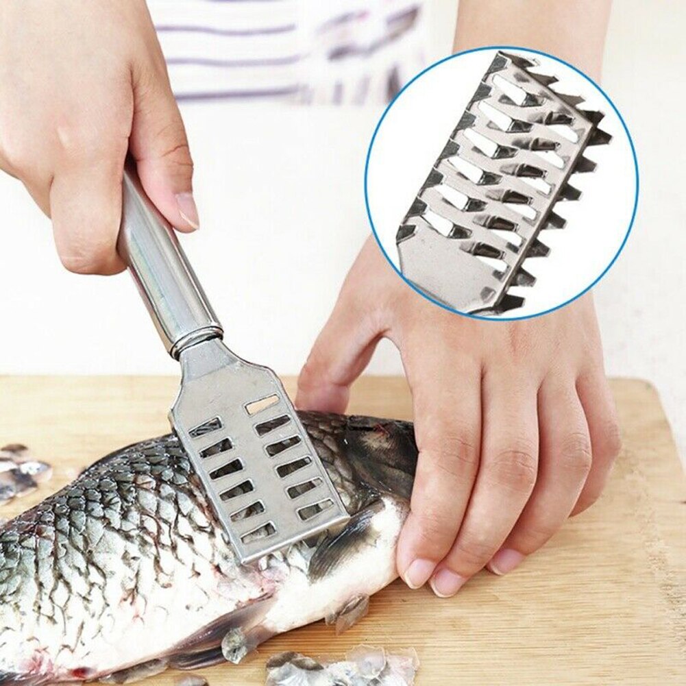 Tool Fish Scale Stainless Steel Remover Cleaner Descaler Home Processor