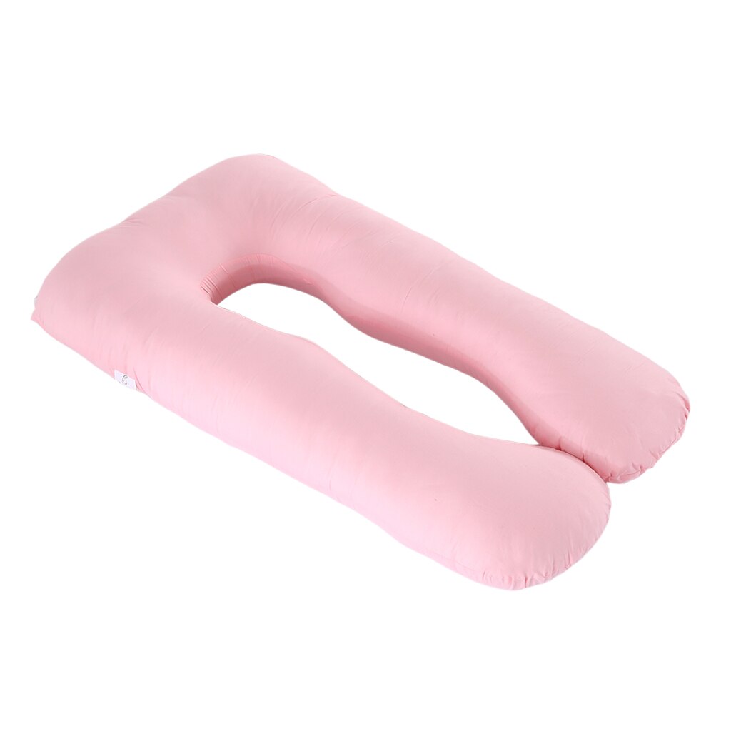Taie d'oreiller complète en forme de U | Assortiment de 130x70cm, pour le remplacement des traversin de maternité, étui de soutien pour la grossesse, 8 couleurs disponibles