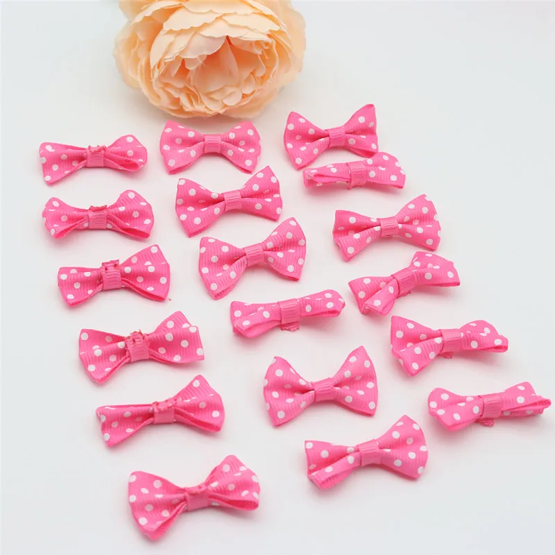 50/100pcs Size 2cmx3.5cm mini polka dot bow waist bow tie clothing diy accessories jewelry small bow tie headwear accessories