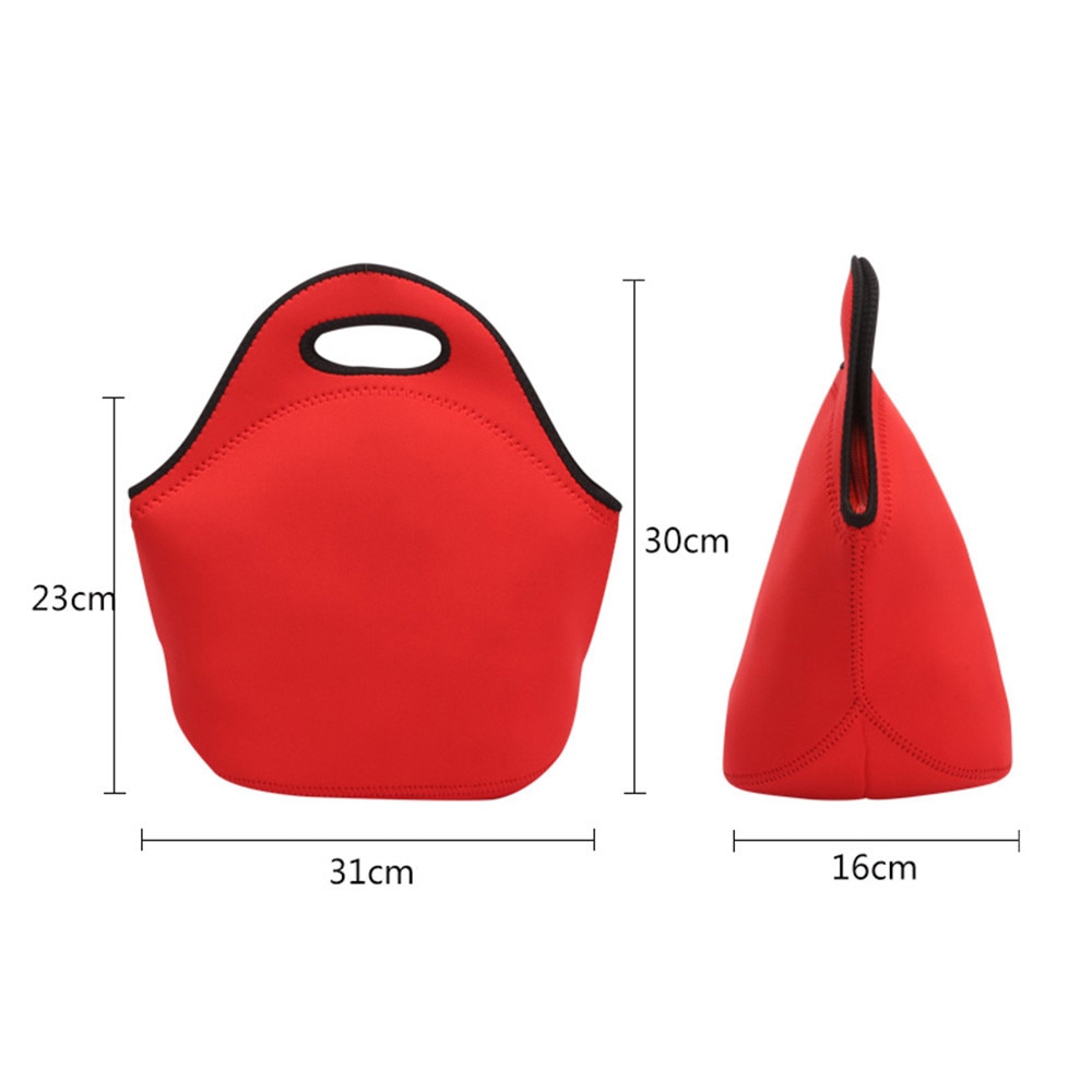 lunch bags for women Neoprene Thermal Lunch Bag Waterproof Food Beverage Bento Box Storage Tote bag сумка для ланча#A20